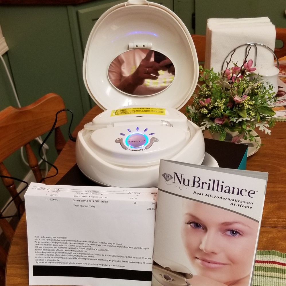 NU Brilliance microdermabrasion kit